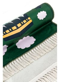 Children's Prayer Rug Green