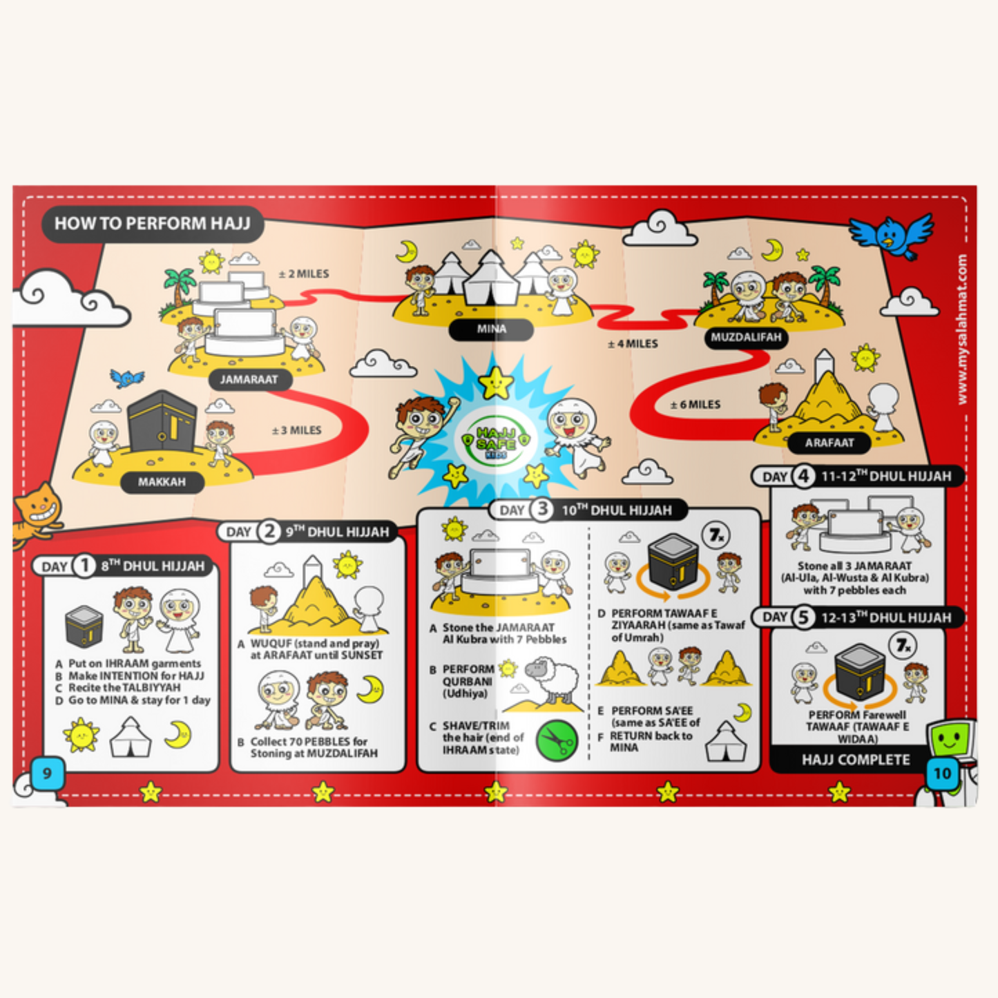 Hajj & Umrah Islamic Activity Booklet | Ramadan & Eid Gift