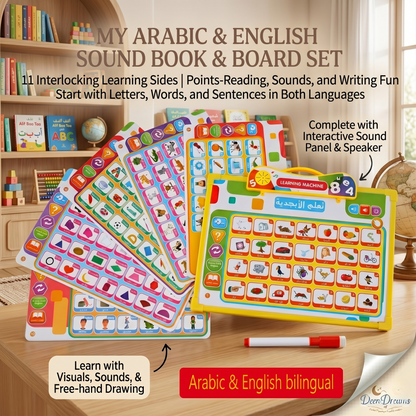 Arabic & English Alphabet Learning Tablet for Kids