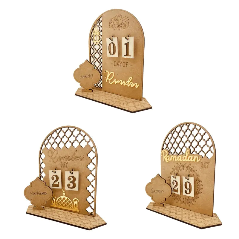 Eid Mubarak Ramadan Countdown Calendar Ornament Decor