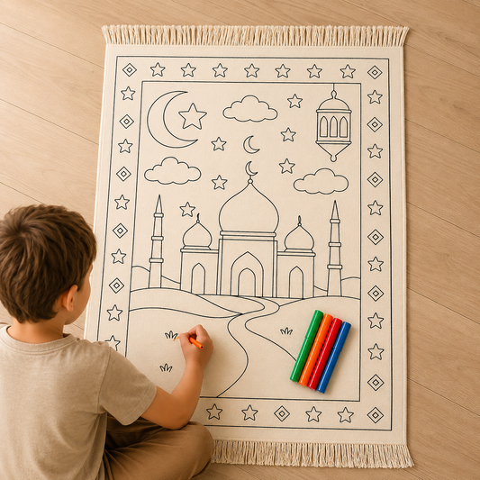 Coloring Prayer Mat for Kids
