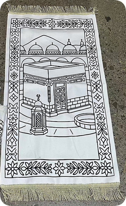 Coloring Prayer Mat for Kids
