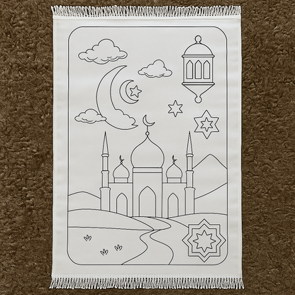 Coloring Prayer Mat for Kids