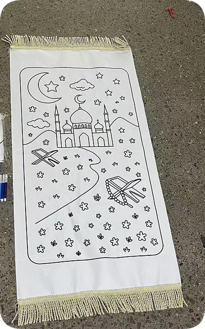 Coloring Prayer Mat for Kids