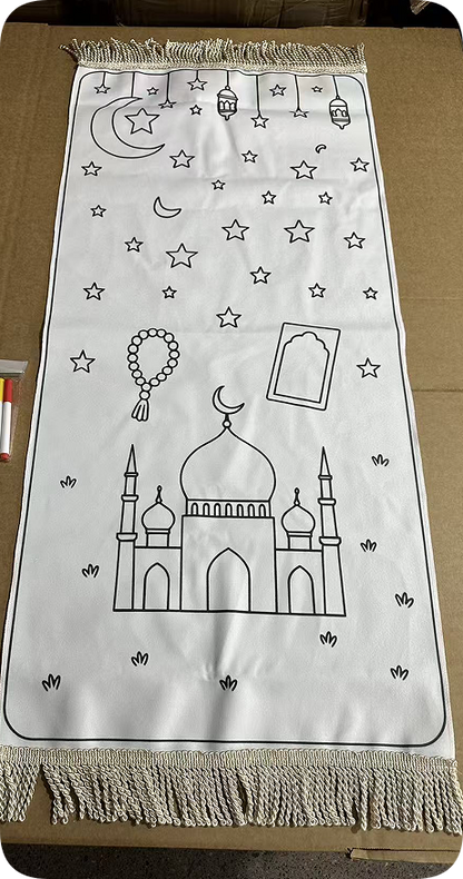 Coloring Prayer Mat for Kids