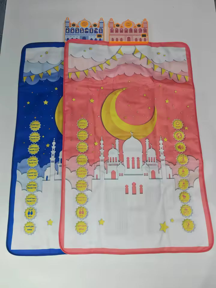 Sajadah Muslim Smart Interactive Electronic Children Prayer Mat