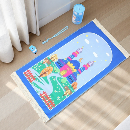 Islamic Kids Prayer Rug Best Saajidah - 4pcs set