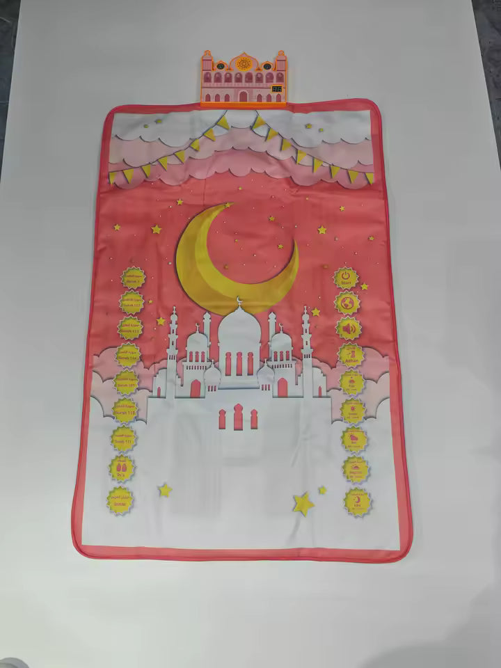 Sajadah Muslim Smart Interactive Electronic Children Prayer Mat