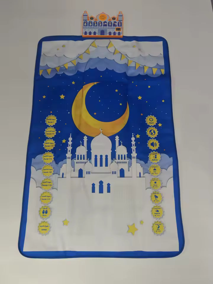 Sajadah Muslim Smart Interactive Electronic Children Prayer Mat