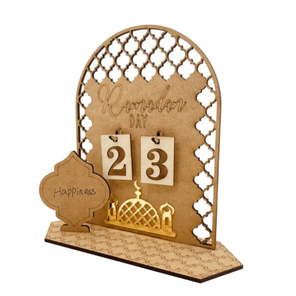 Eid Mubarak Ramadan Countdown Calendar Ornament Decor