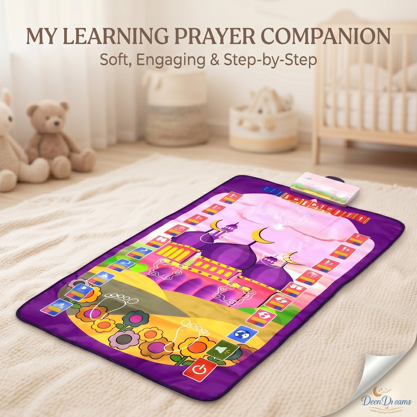 Quran Talking Prayer Mat for Muslim Kids