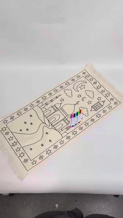 Coloring Prayer Mat for Kids
