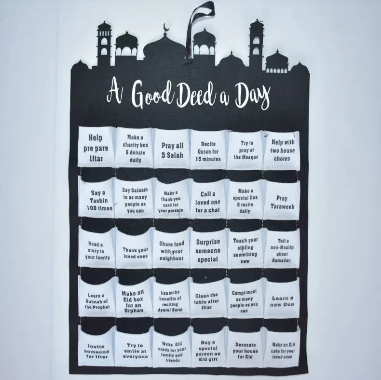 Decorated Fabric Wall Calendar